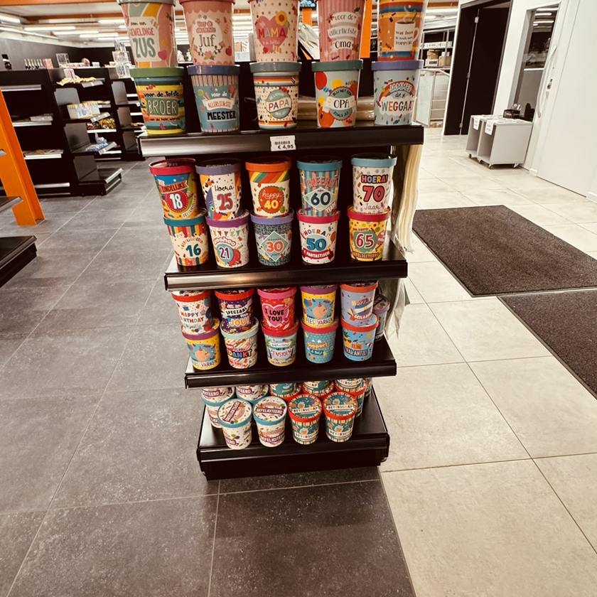 Snoepemmertjes om cadeau te doen bij LUX 2.0