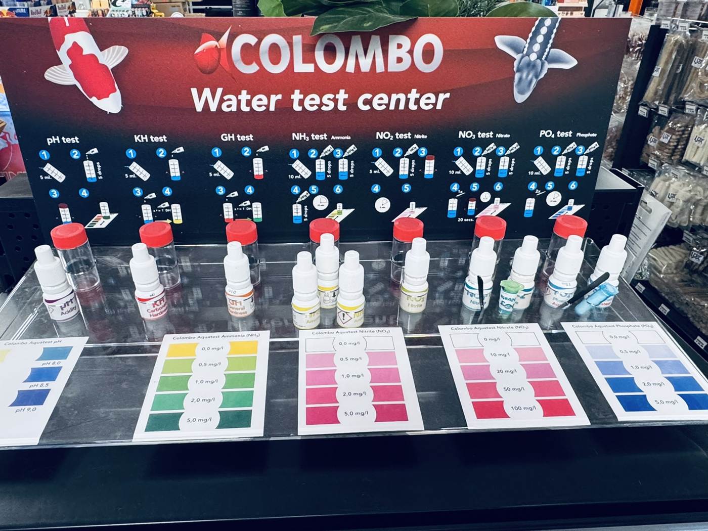 Watertesten en waterbehandeling in de rekken bij LUX AQUA